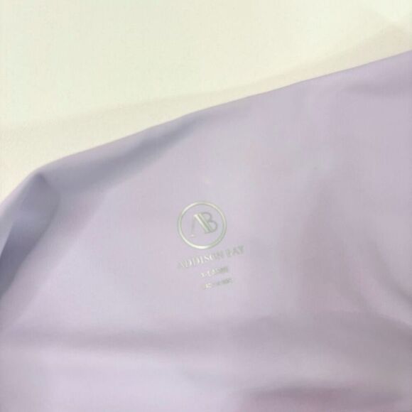 Addison Bay Leggings Womens XL Lavender Mid-Rise Everyday Legging NWT Activewear - Picture 3 of 12